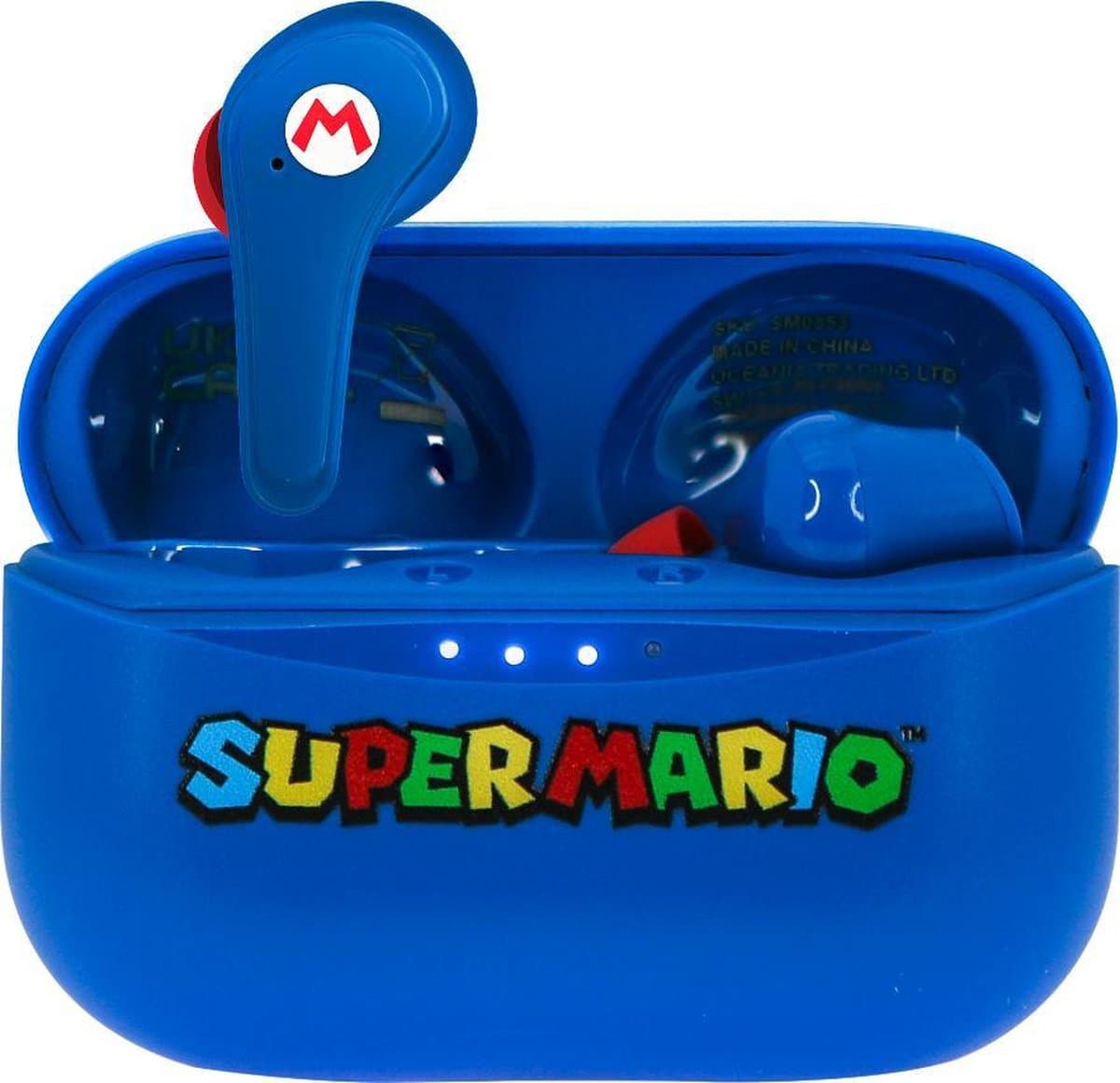 Super Mario - draadloze oordopjes - met oplaadcase - touch control - extra eartips - TWS earpods bluetooth — afbeelding 1