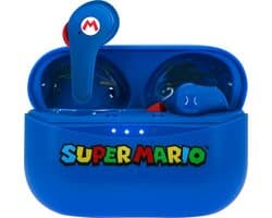 Super Mario - draadloze oordopjes - met oplaadcase - touch control - extra eartips - TWS earpods bluetooth