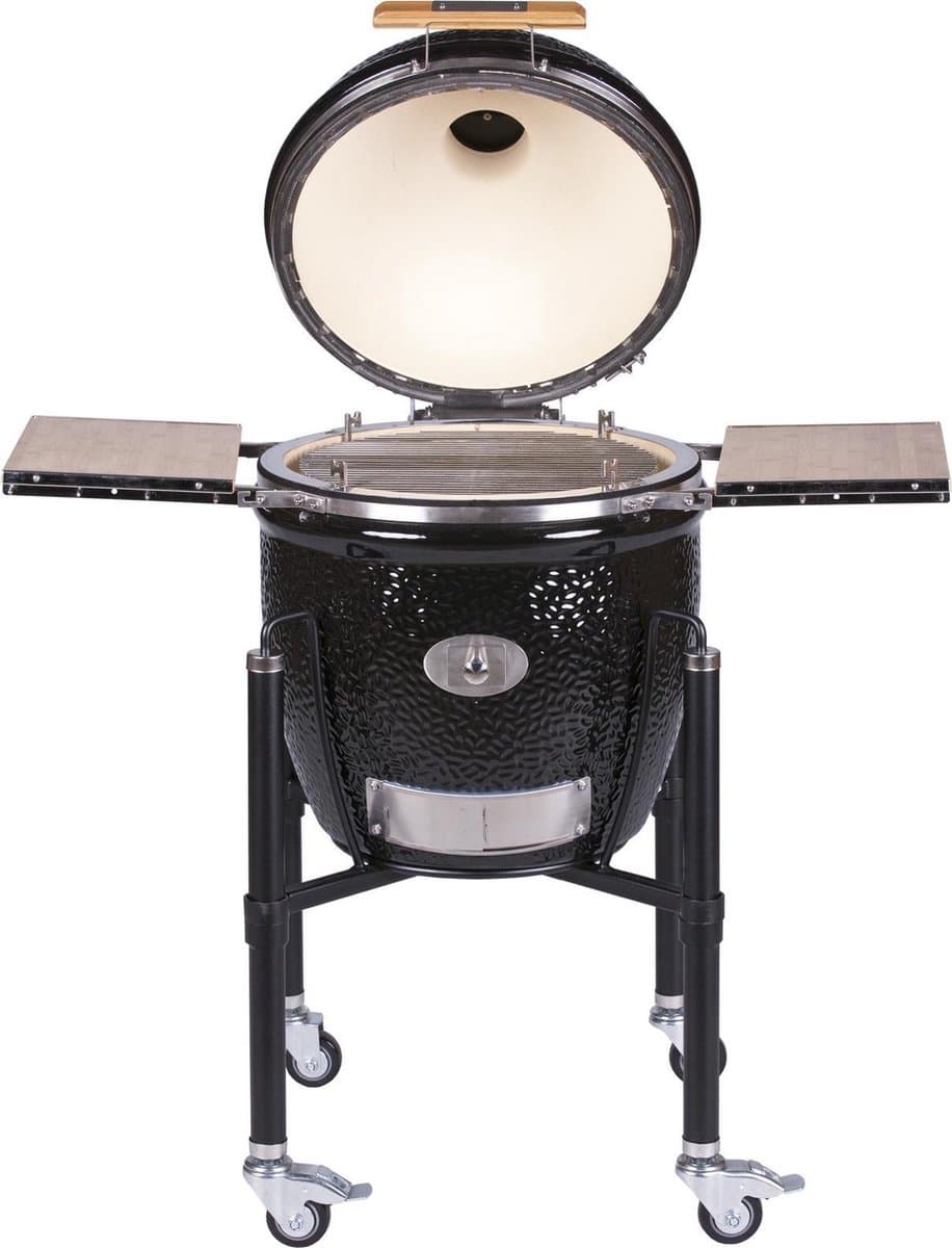 Monolith - kamado -Houtskoolbarbecue - Classic - PRO2.0 - zwart - met onderstel- 46 cm — afbeelding 1