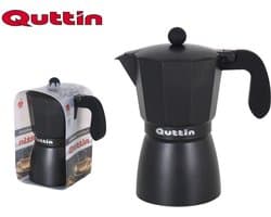 Quttin espresso maker - 6 kopjes - aluminium