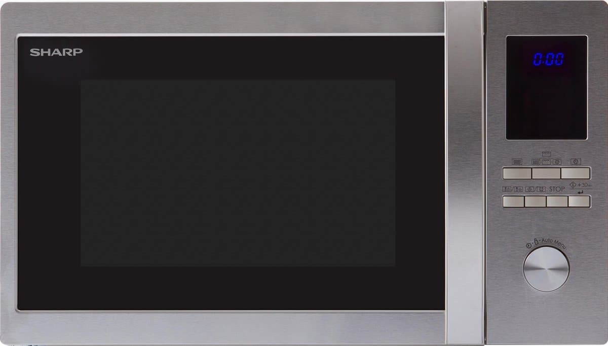 Sharp R922STWE - Combi magnetron - RVS — afbeelding 1