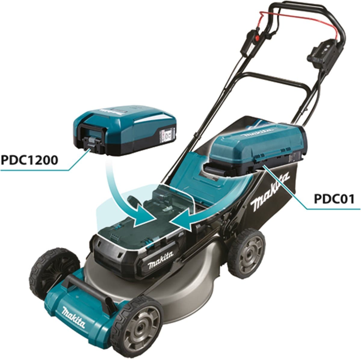 Makita LM001CZ Accu Grasmaaier 36V Basic Body — afbeelding 1