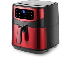 Swiss Pro+ - Airfryer 10L XXXL - Rood - SP-AF10L - Intelligente Heteluchtfriteuse Digitaal- 10L - XXXL - New Model 2026 - Touchscreen - TURBO Opwarmen - Rood - 10 liter