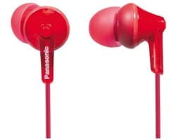 Panasonic RP-HJE125E-R hoofdtelefoon/headset Hoofdtelefoons In-ear Rood