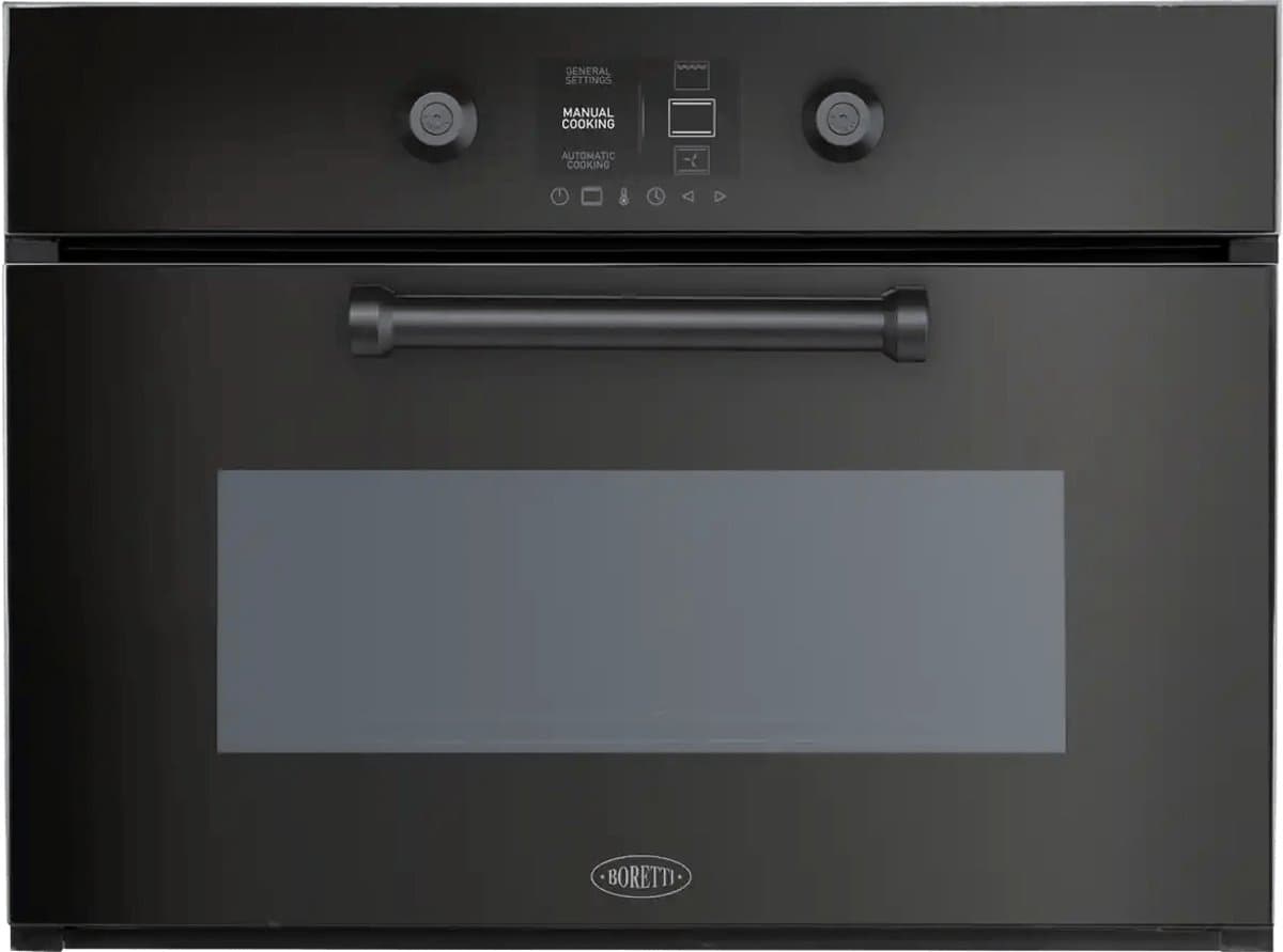 Boretti MLBC45ZW Bakoven + Magnetron 45cm, 18 functies, 40L, TFT-Knob control, ZW — afbeelding 1