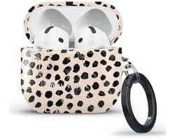 Burga Hoesje geschikt voor Apple AirPods 4 Shockproof Hardcase Hoesje | Burga AirPods Case - Almond Latte | Bruin
