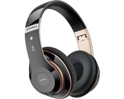 StayPowered Sound Hoofdtelefoon - Puur Geluid, Eindeloos Comfort - 6 EQ-Modi - 65 Uur Speeltijd - Bluetooth 5.3 - Ingebouwde HD-Microfoon - Dual-Modus - Superlicht & Verstelbaar - Zwart - Levering Sneller dan Aangegeven!