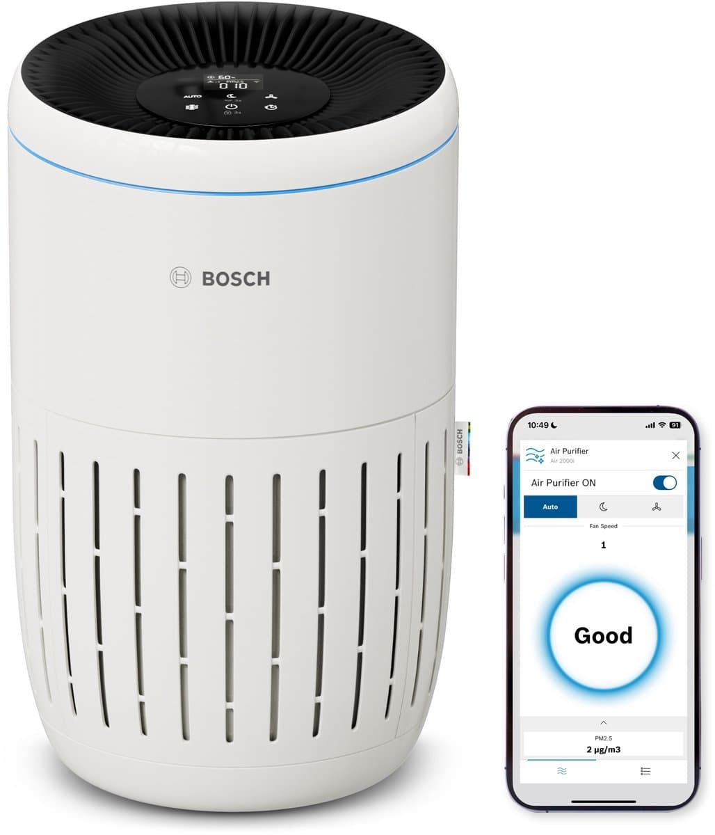 Bosch Air 2000i App-Gestuurde Luchtzuiveraar - Schone Lucht voor Thuis — afbeelding 1