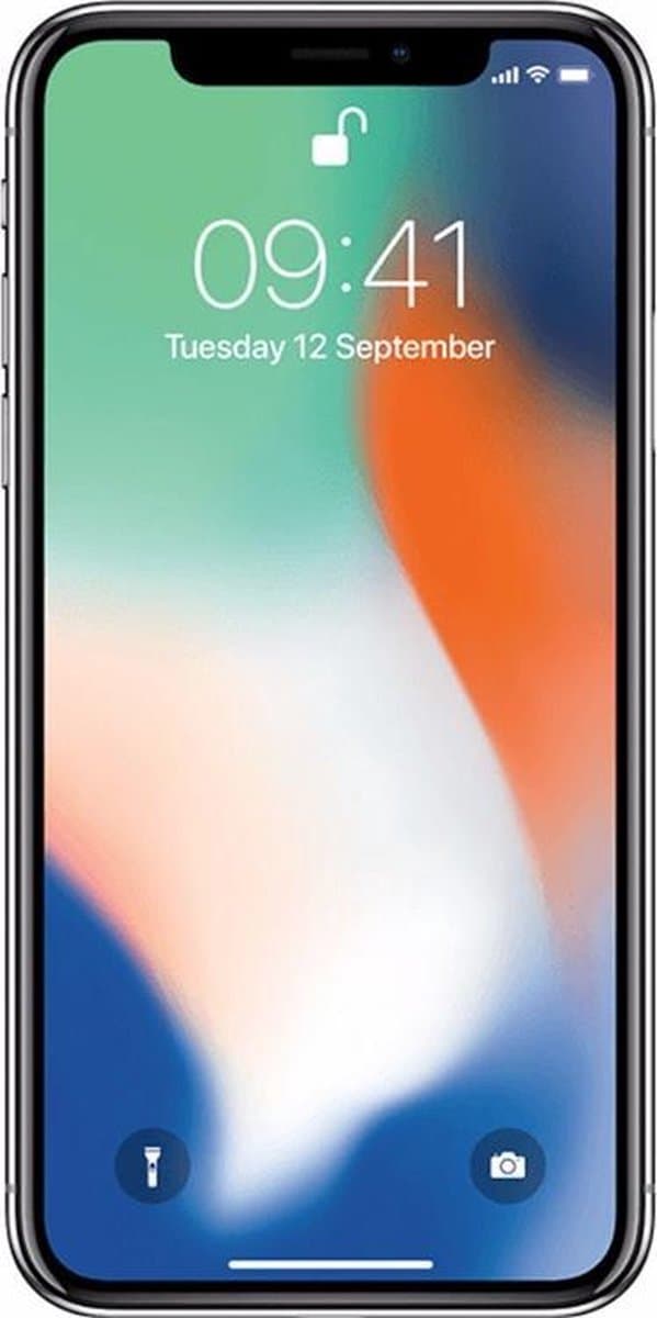 Apple iPhone X - 64 GB - Zilver — afbeelding 1