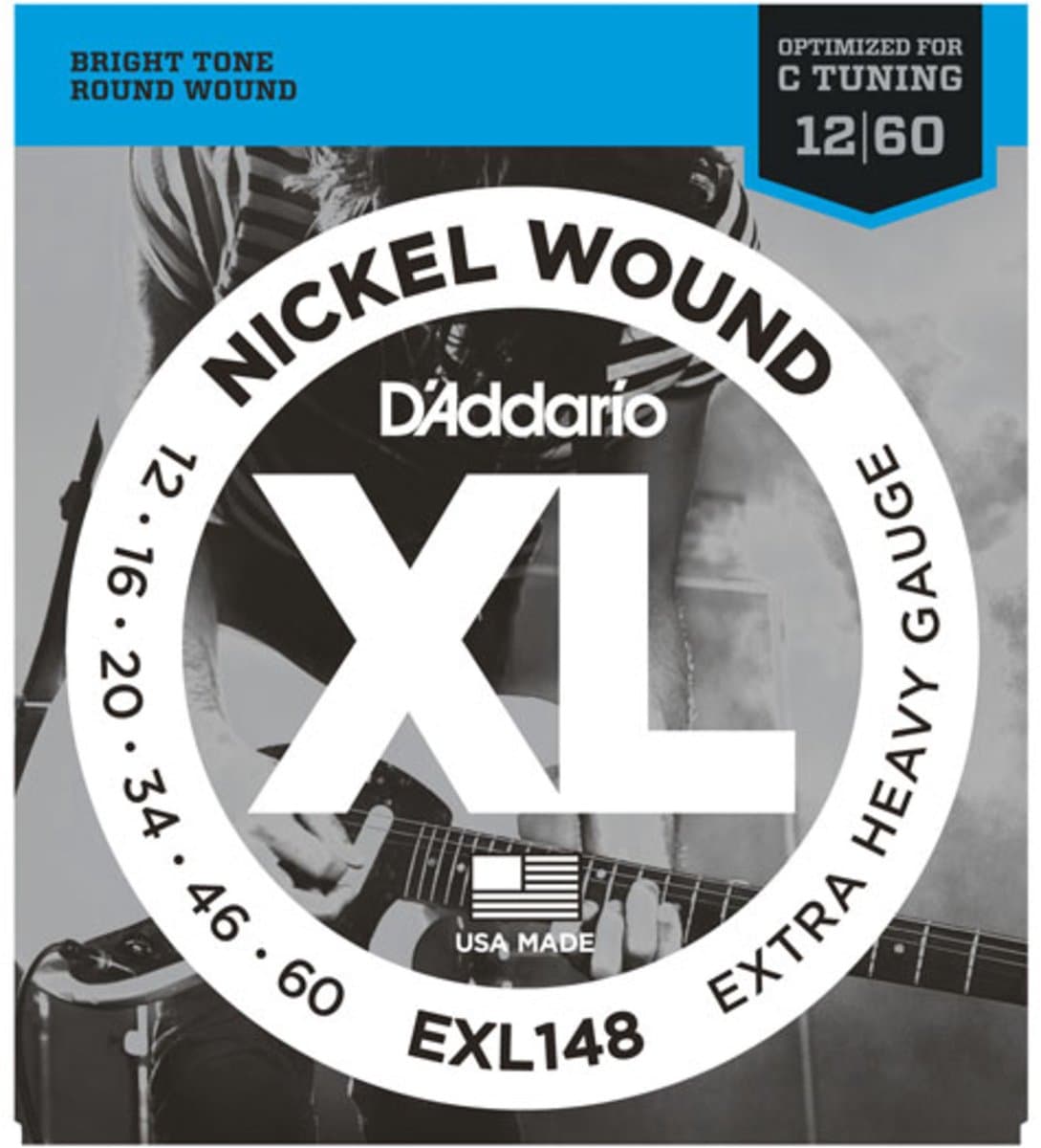 D'Addario EXL148 Snaren voor Elektrische Gitaar (12-60) — afbeelding 1