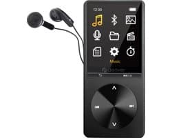 Denver MP3 / MP4 Speler - Bluetooth - USB - Shuffle - SD kaart tot 128GB - Incl. Oordopjes - Voice recorder - Dictafoon - MP1820 - Zwart