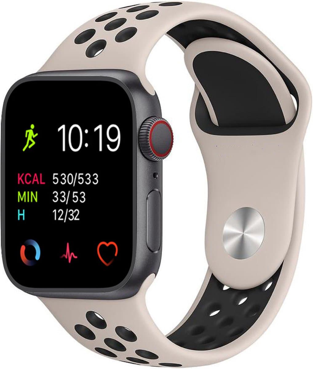 Royal Supplies RF-93 - Smartwatch - Smartwatch Dames - Smartwatch Heren- Screenprotector- Bruin/zwart — afbeelding 1