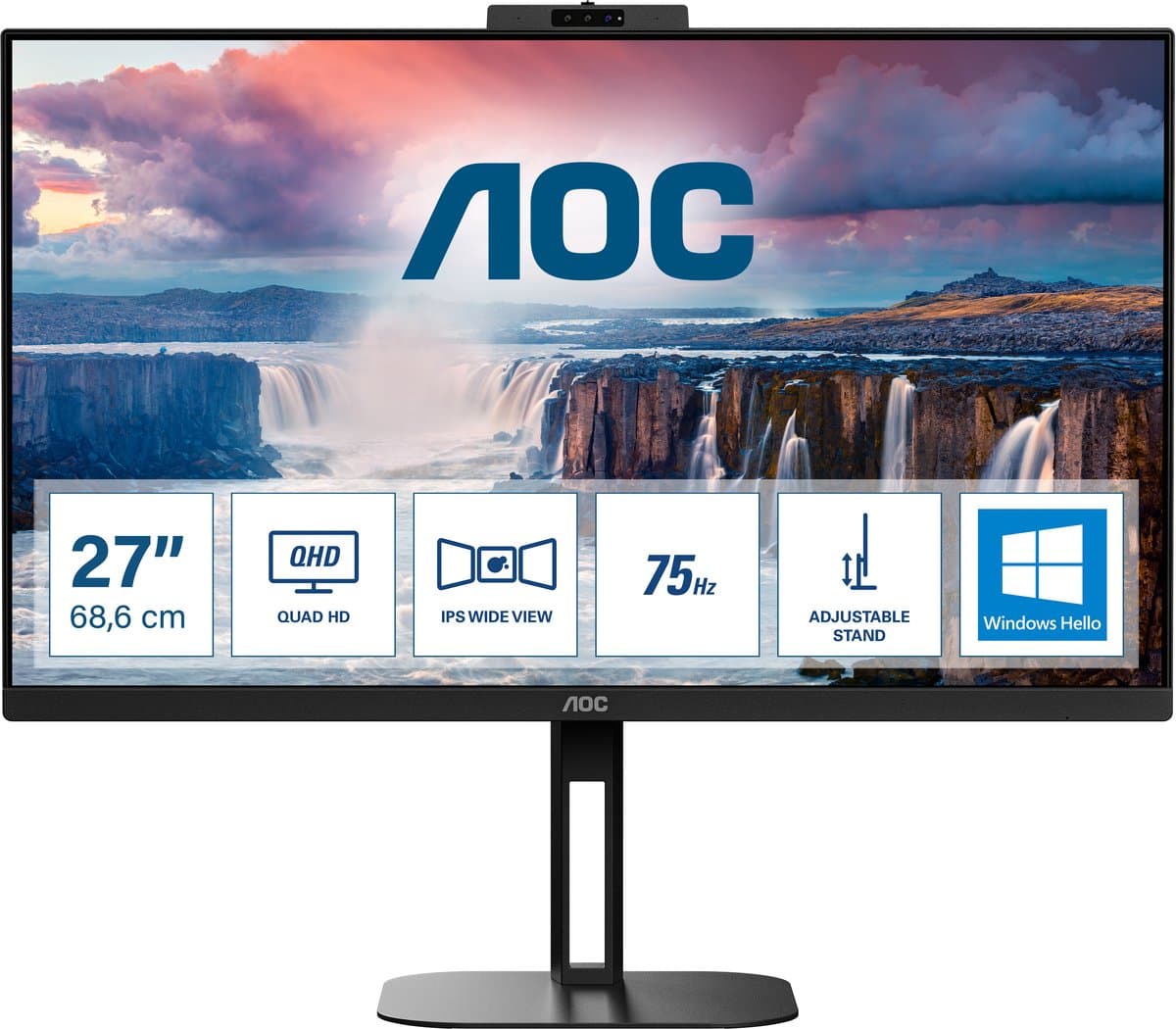 AOC Q27V5CW/BK ledmonitor — afbeelding 1