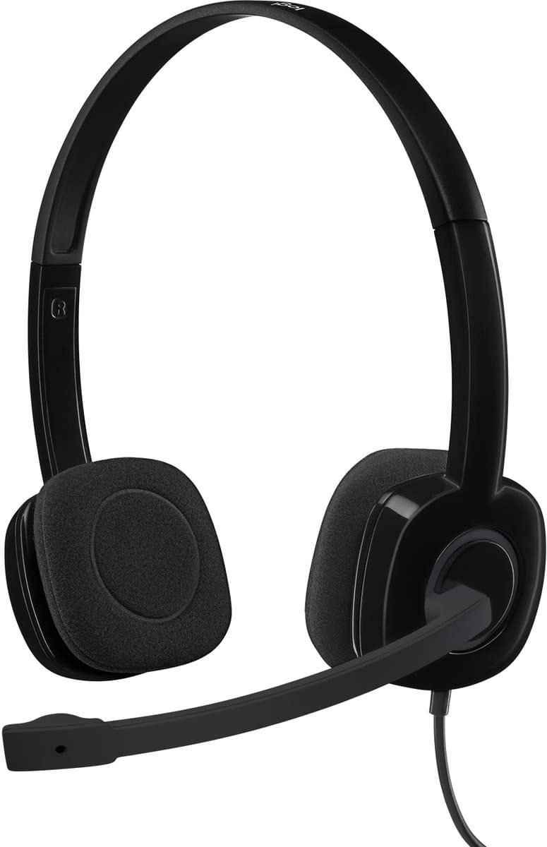 Logitech H151 - Stereo Headset - Noise Cancelling Microfoon - Zwart — afbeelding 1