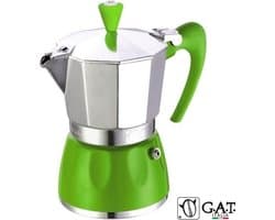 G.A.T. Italia Delizia Groen 3 kops - Percolator - 150ml - Made in Italy
