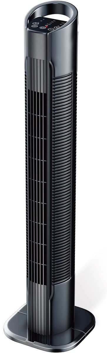 A-Flow Torenventilator Essential - LET OP: 2EKANSARTIKEL - Ventilator met afstandsbediening - Kolomventilator - Ventilator Toren - 3 Snelheden - 3 Windmodi - Zelfdraaiend - Timer — afbeelding 1