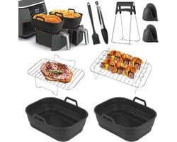 Accessoires voor heteluchtfriteuse - Geschikt voor diverse modellen | Kookgemak en Gezond Genieten