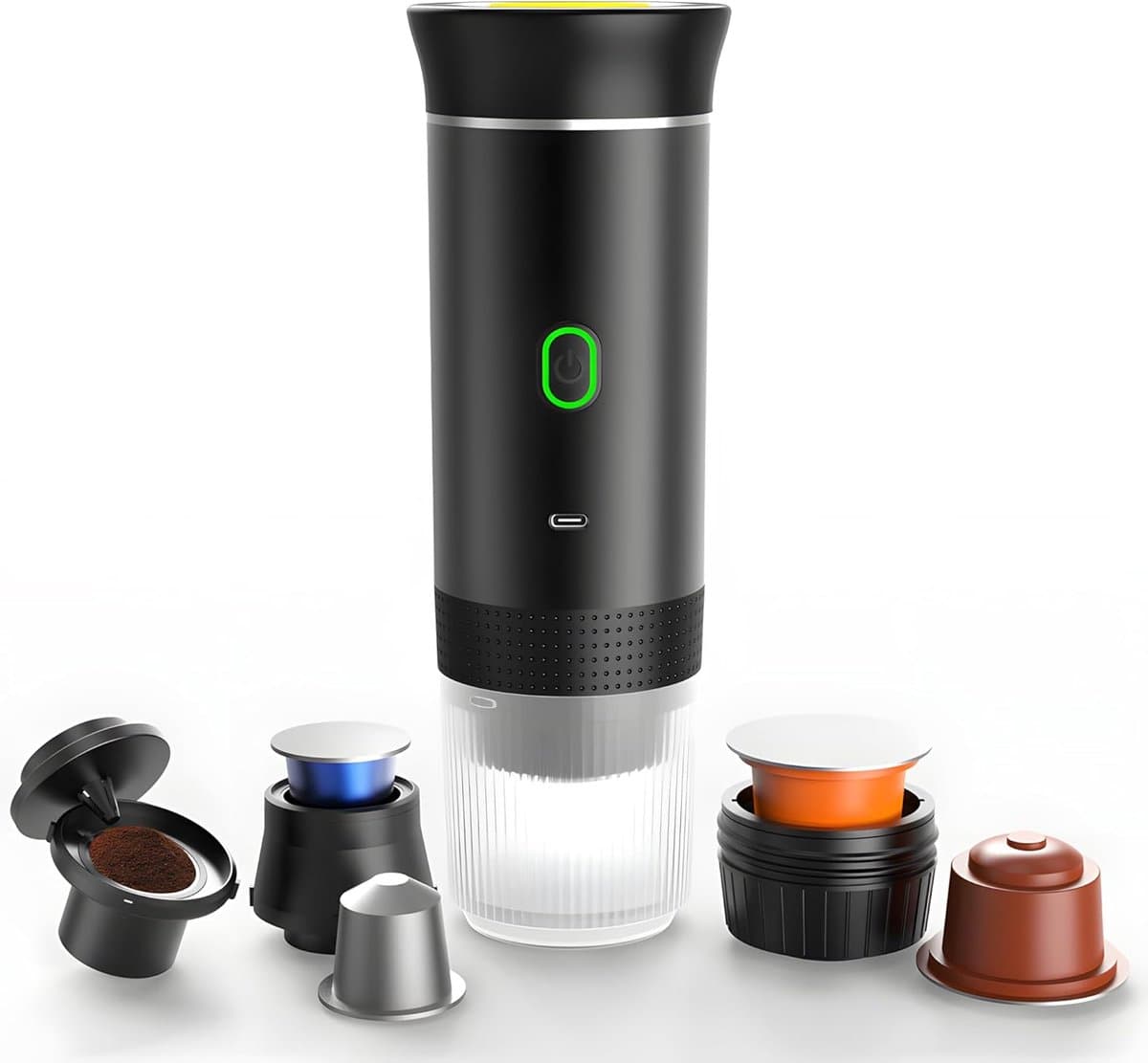 Draagbare Koffiemachine - Koffiezetapparaat Auto - Compact - — afbeelding 1