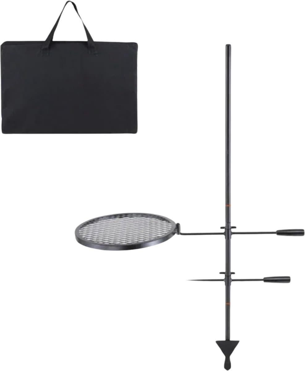 Roterende Grill - BBQ Grillwagen accesoires - Dubbellaags Kookrooster Grillrek 6 kg - Grill rooster — afbeelding 1