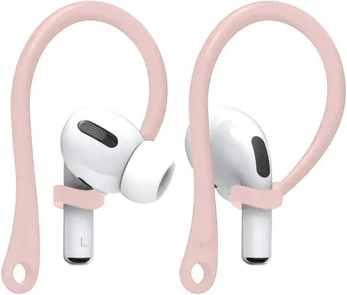 Earhooks Geschikt Voor Apple AirPods en Apple AirPods Pro 3 I Oorhaken I Veilige Pasvorm I Siliconen Eartips I Ergonomisch en Anti-Lost Ontwerp I Set van 2 I Roze — afbeelding 1