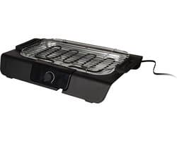 Elektrische Tafel Barbecue - Grillplaat 42 x 24 Centimeter - Metalen Waterreservoir - Indicatielampje - 2 Verstelbare Hoogte - Afneembare Grillrooster