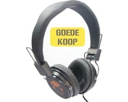DKT Eduline Skooli Hoofdtelefoon zwart zachte hoofdband en zachte oorschelpen DKT-KT898BK (schoolklas, school, onderwijs)