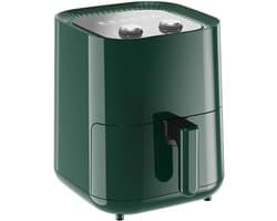 Kleine Airfryer - Heteluchtfriteuse - Gezond Koken - Compact Lichtgewicht - 5 Liter - Groen