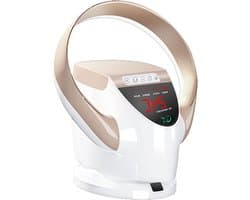 Muurventilator - Bladloze ventilator - Thuis koelen - Stille werking - 40x28.5cm - Goud