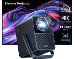 ULTIMEA Poseidon E40 met Android TV 11.0, Smart 4K Home Cinema Projector, zwart