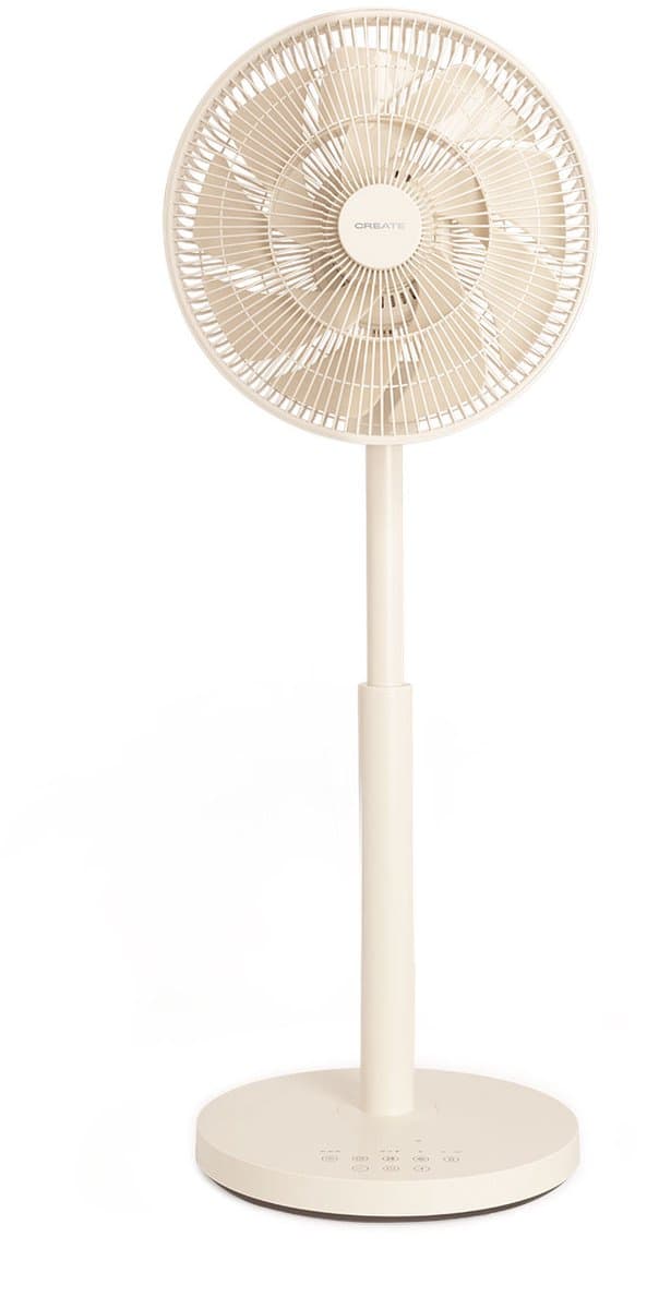 CREATE - Staande ventilator met 3D-oscillatie 30W ultrasstil - Gebroken wit - AIR STAND 3D — afbeelding 1