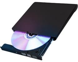 Externe DVD Drive - CD/DVD Speler - Films Kijken - Plug and Play - Compact Formaat - Zwart