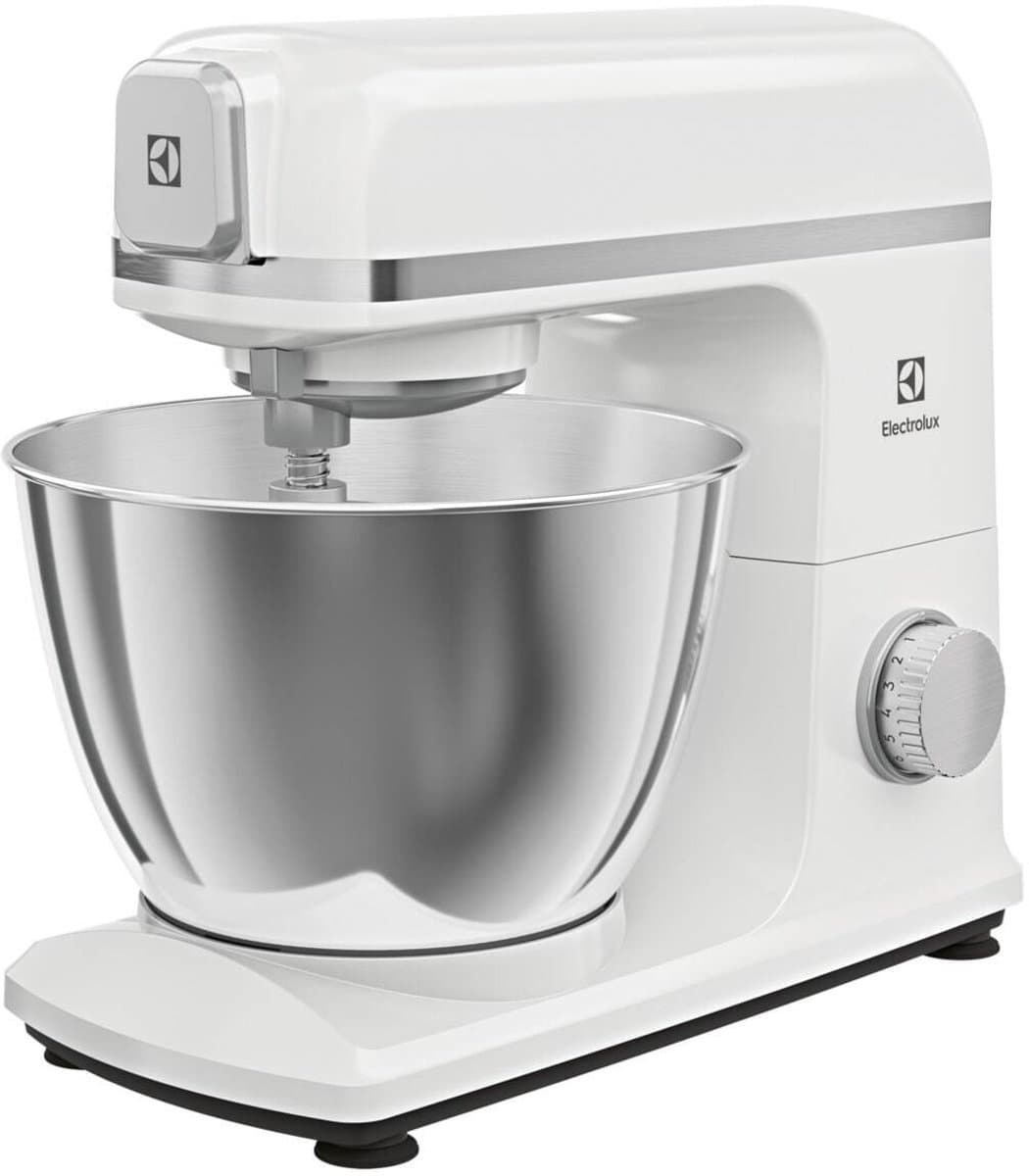 Electrolux E5KM1-4SWB - Keukenmachine - Staande mixer - Aantal snelheden: 6 - Kloppen - Kneden - Mixen - 1200 W - bak/kan: 5 l - Wit — afbeelding 1