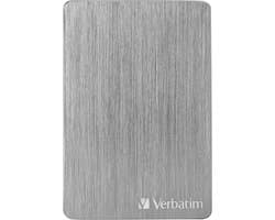 Externe Harde Schijf - Draagbare Opslag - Bestanden Opslaan - Slank Aluminium Design - 1 TB - Zilver