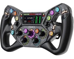MOZA KS Pro Steering Wheel – 300 mm GT/Formule Sim Racing Stuur met HD Display en Dual Clutch Paddles - PC