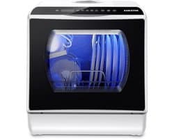 Compacte Vaatwasser - Mini Afwasmachine - Kleine Keukens - Ingebouwde Tank - 42x45 cm - Wit