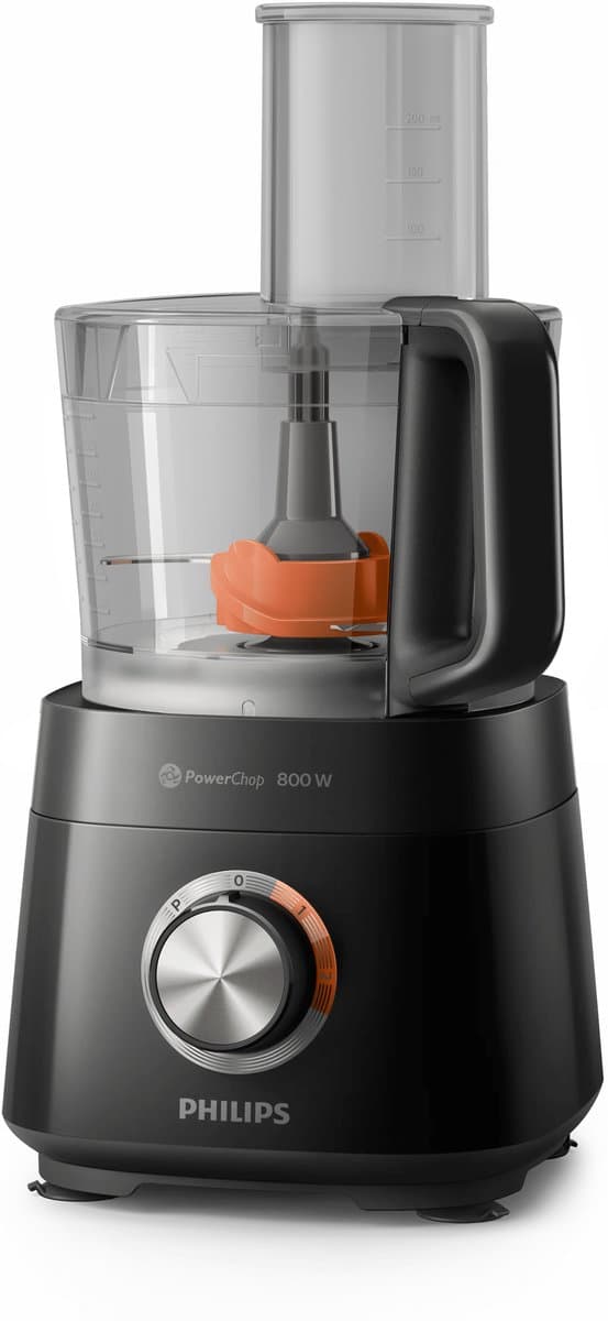 Philips Viva HR7510/10 - Foodprocessor – Zwart — afbeelding 1