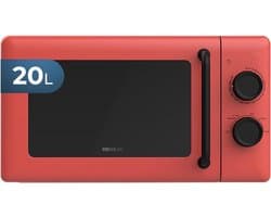 Magnetron - Keukenapparaat - Snel Opwarmen - Ontdooifunctie - 20 Liter - Rood