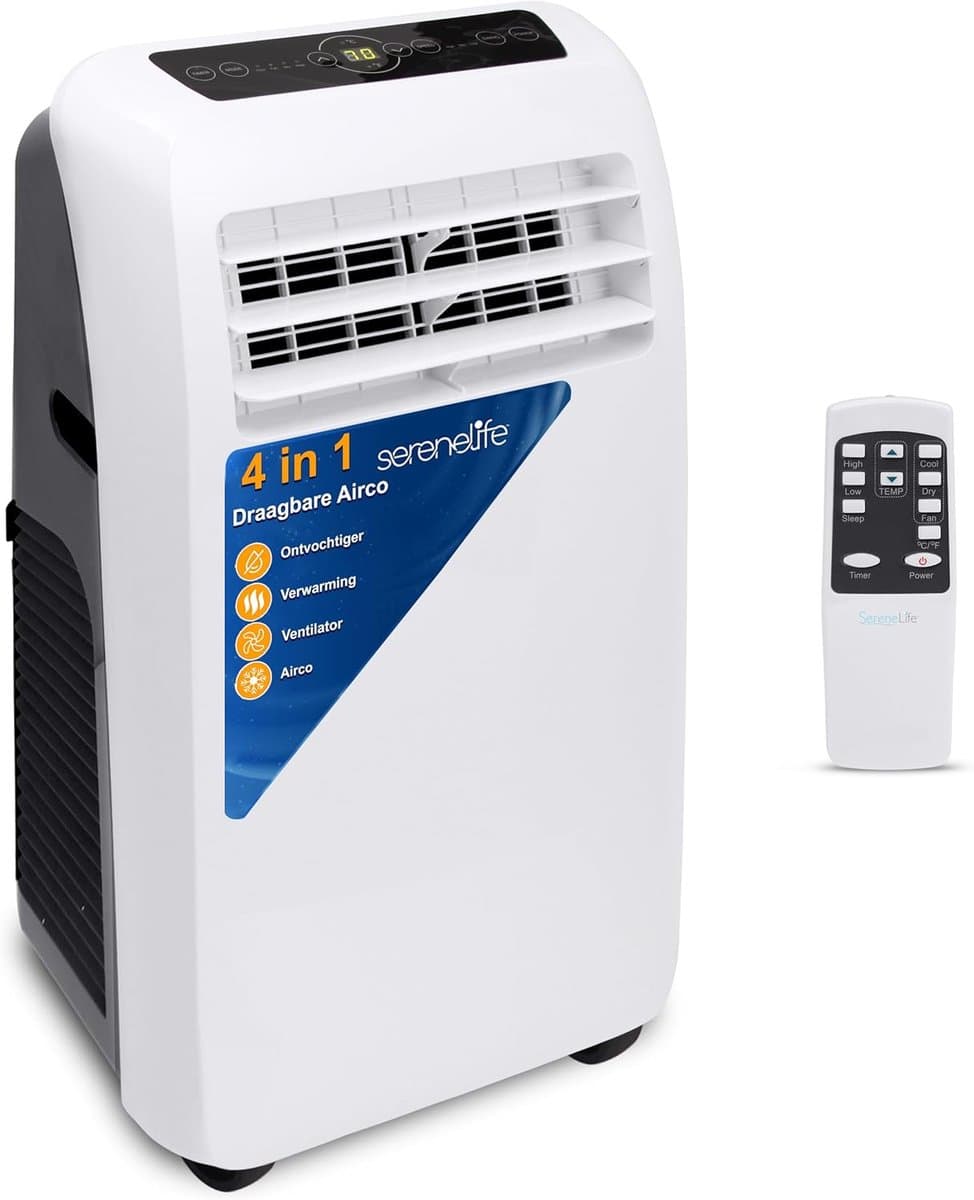Mobiele Airco - Verplaatsbare Koeler - Ruimte Koelen - 4-in-1 Functie - 32 m2 - Wit — afbeelding 1
