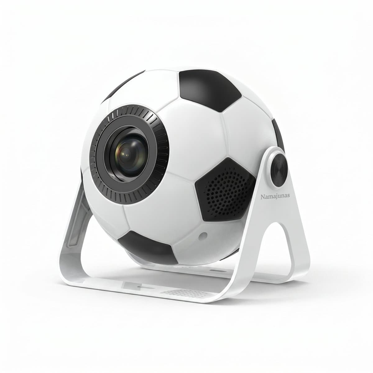 Ryoudavell - Voetbal Mini Beamer - Smart 1080P Full HD - 4K-Ondersteuning - 3000 lumen - WiFi & Bluetooth - Ingebouwde Speakers - Draagbare Thuisbioscoop - Autofocus — afbeelding 1