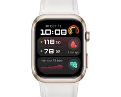 Huawei Watch D2 Wit - Smartwatch - Smartwatch met gecertificeerde bloeddrukmeter | ECG | Compatibel met iOS en Android - Wit