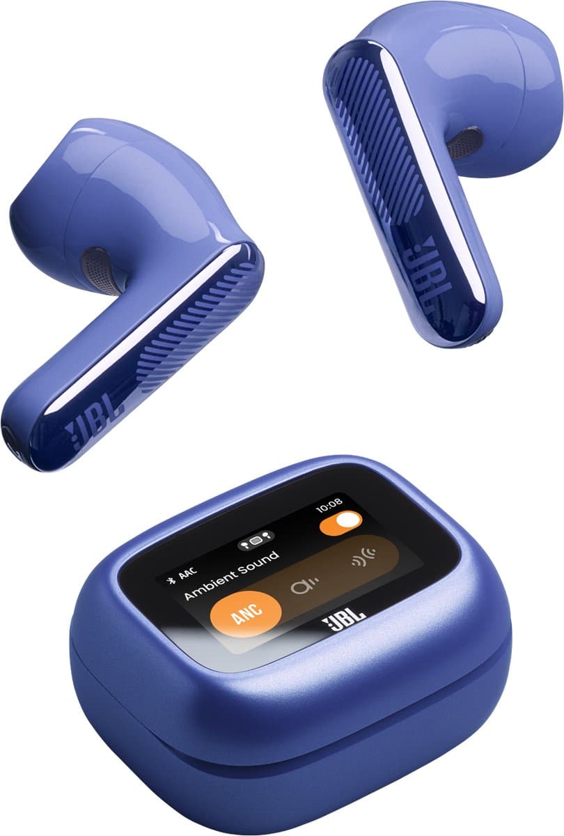 JBL Live Flex 4 Draadloze oordopjes met Noise Cancelling en Smart Case (2026) Blauw — afbeelding 1