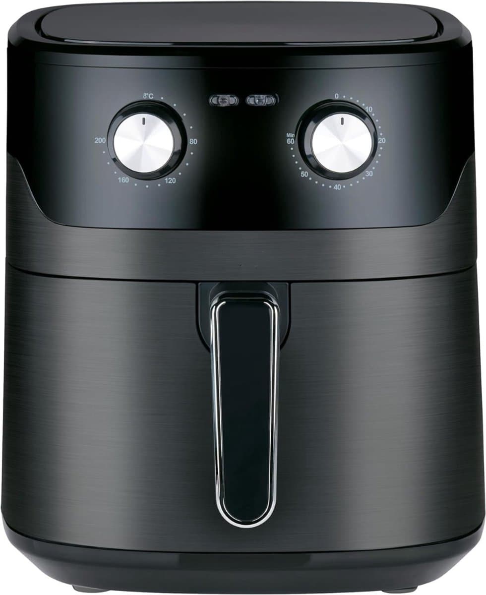 Zyrex® Airfryer xl - Airfryer xxl - Heteluchtfriteuse - Zwart- 39cm x 29cm x 34cm — afbeelding 1