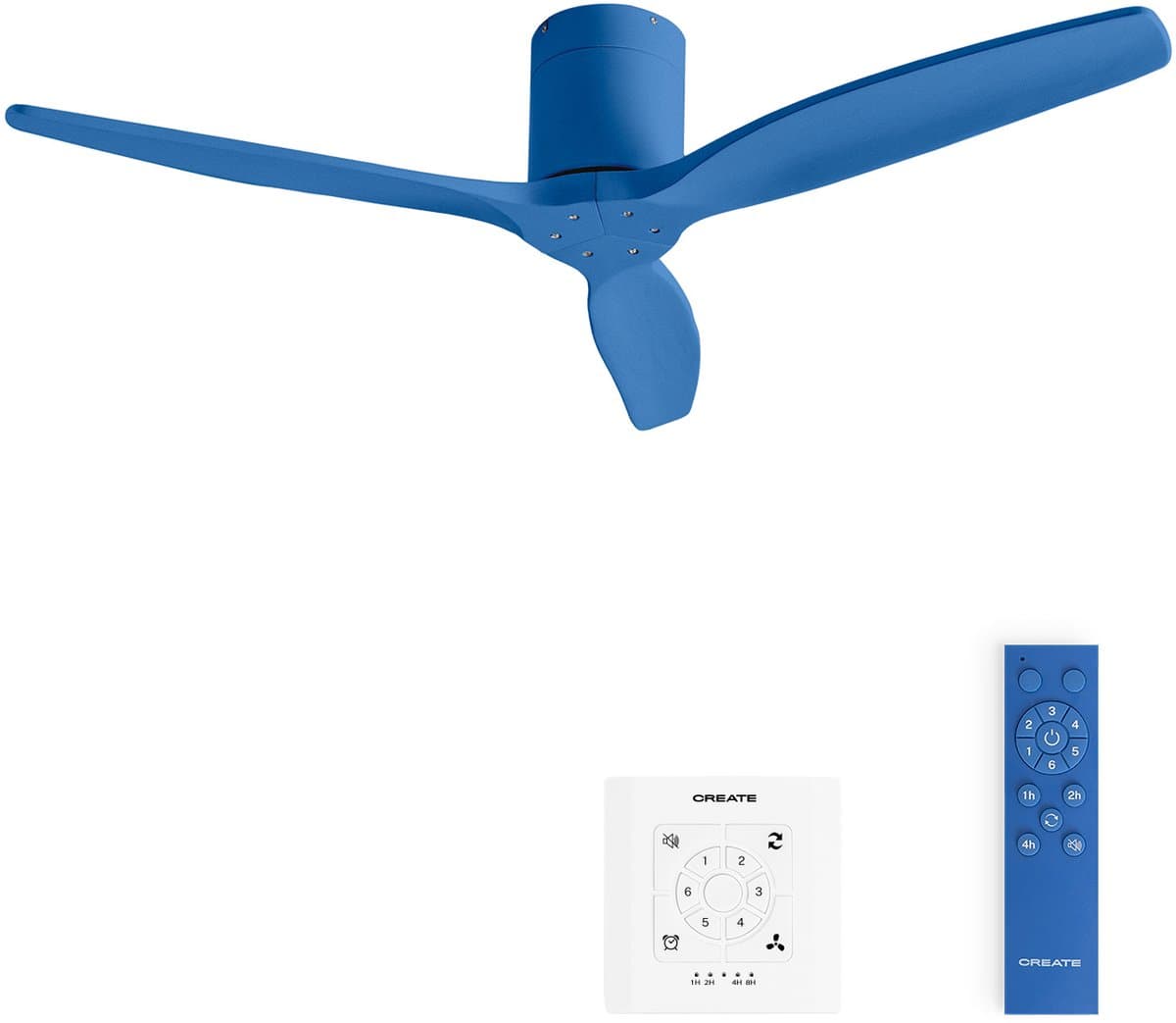 CREATE - Stille 40W plafondventilator met technische ABS bladen in verschillende maten - WIND CALM — afbeelding 1