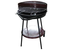 Grillstar Houtskoolbarbecue Arizona – Ø 48,5 cm – Met Wielen & Zijtafel