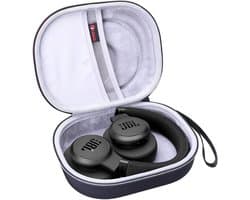 Hoofdtelefoonhoes - Draagbare Opbergtas - Bescherming Onderweg - Hard EVA Materiaal - 21.4 x 17 x 6 cm - Grijs