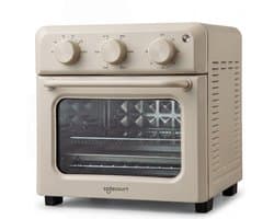 Safecourt 6-in-1 Airfyer oven - 100% PFAS-vrij - 6 programma’s - 80 tot 230 graden - Airfryer, bakken, roosteren, toasten, grillen & opwarmen - Beige