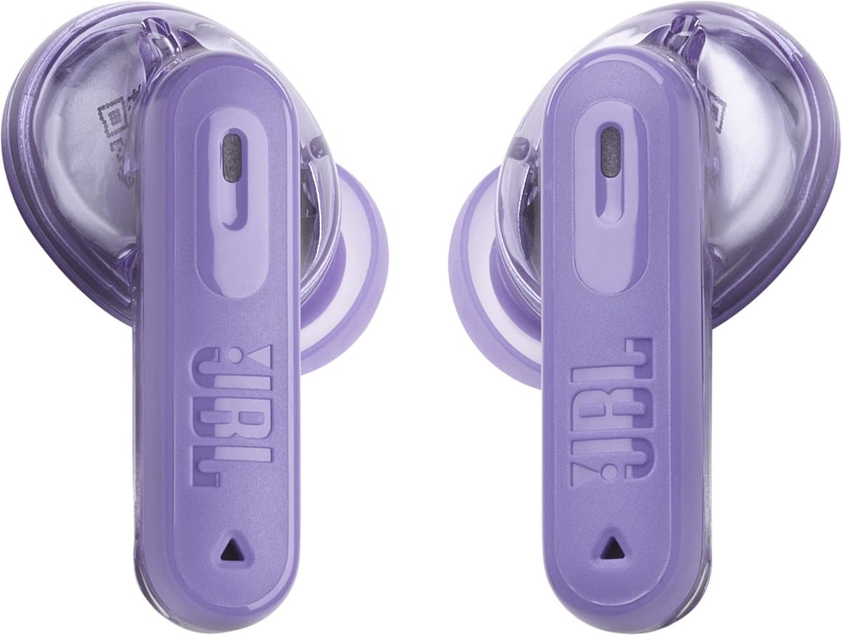 JBL Tune Beam 2 - Noise Cancelling Oordopjes - Oortjes Draadloos - Bluetooth - In-ear True Wireless - 48 uur speeltijd - IP54 - Ghost Purple — afbeelding 1