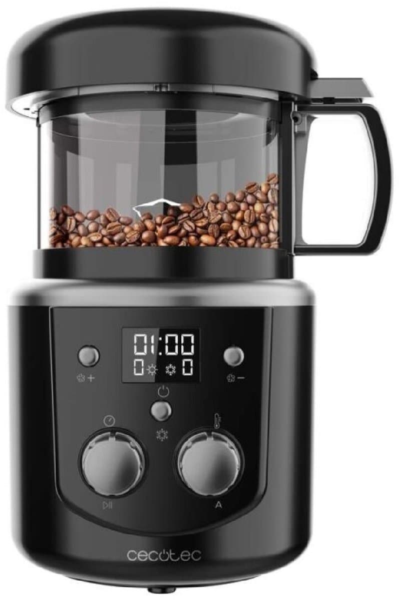 Cecotec Elektrische koffieboonrooster Roaster Booster. 1400W, Koffieaccessoire, Automatisch of handmatig roosteren, Homogene branding, Capaciteit van 100-150g, Instelbare tijd 8-15 minuten — afbeelding 1