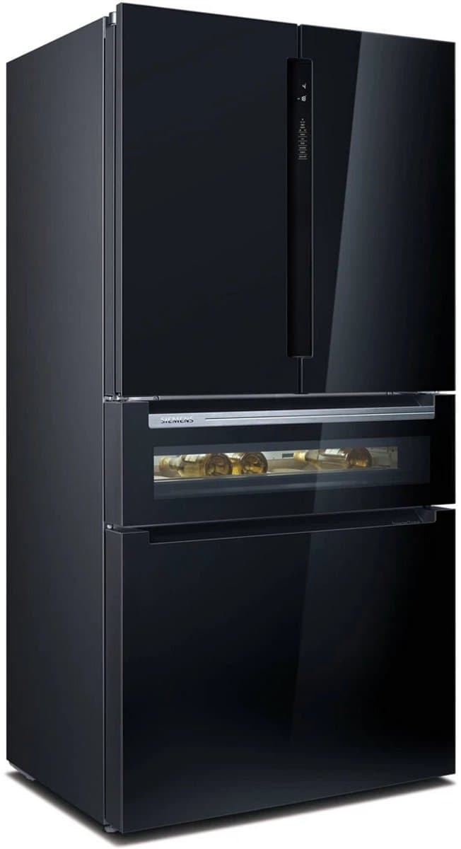 Siemens KF96RSBEA-1 Amerikaanse Koelkast met Wijnlade Zwart + 3 Jaar Gratis Extra Garantie — afbeelding 1