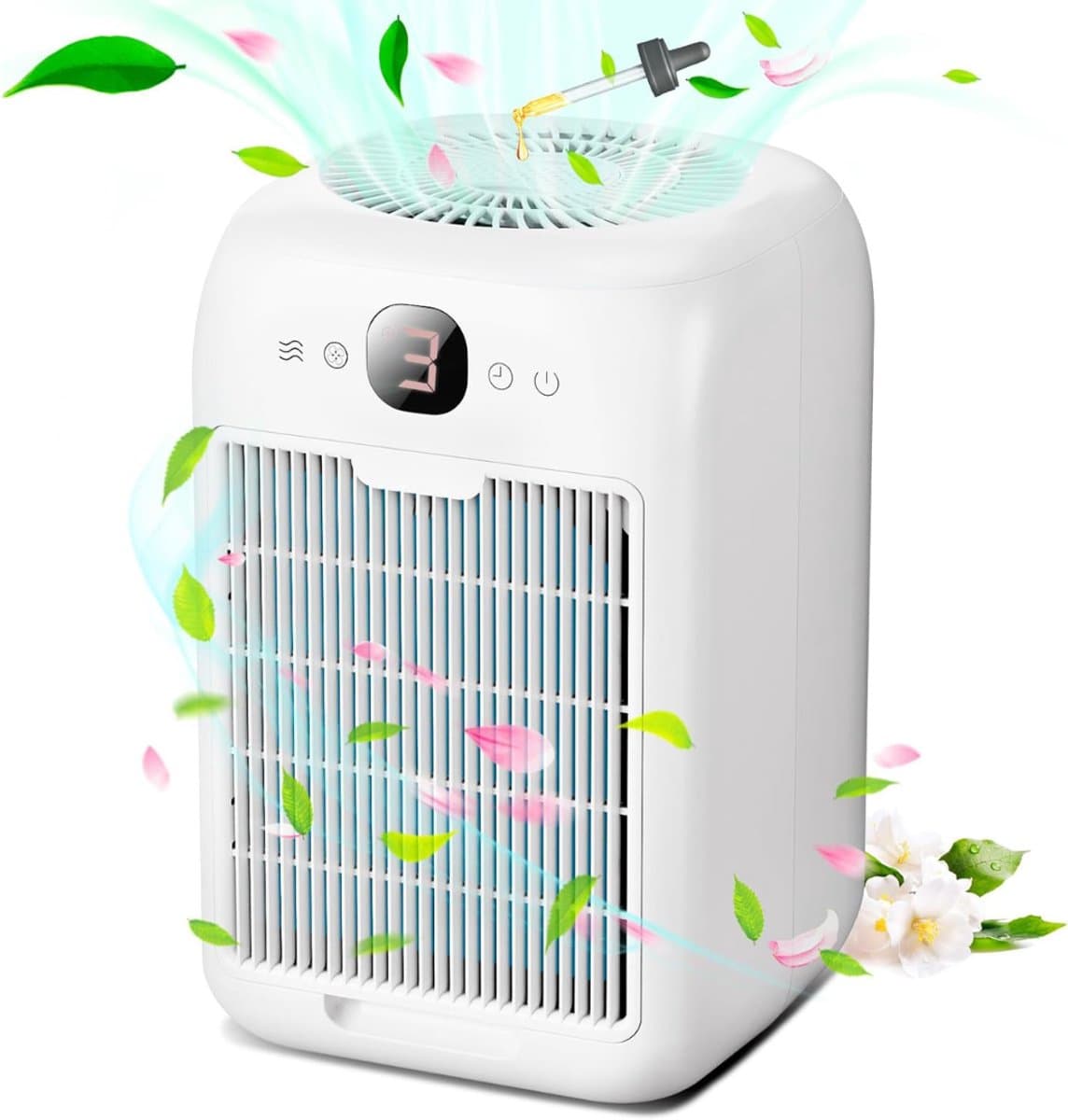 NBAP® Air Purifier - Luchtreiniger - Luchtbevochtiger - Wit — afbeelding 1